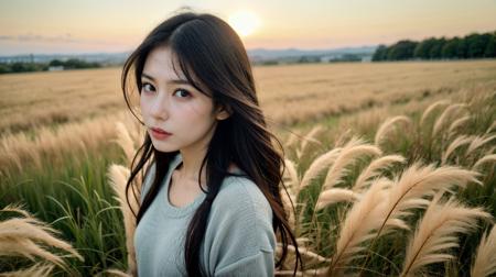 30042-362758193-best quality,_1girl,selfie,_wind blows on the dense grassland, dense grass, tall grass, field.png